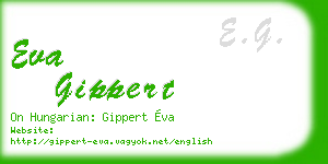 eva gippert business card