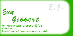 eva gippert business card